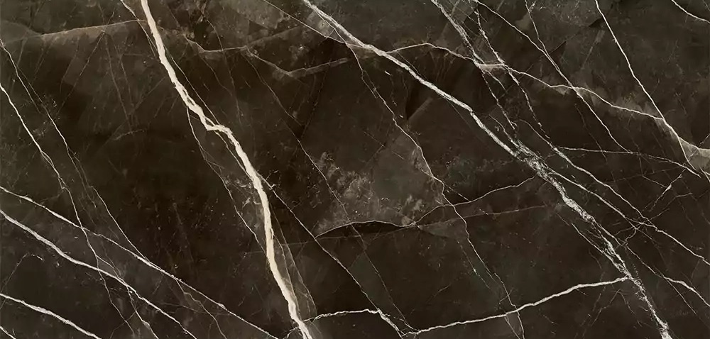 Grande Marble 12mm Calacatta Black Faccia B Lux